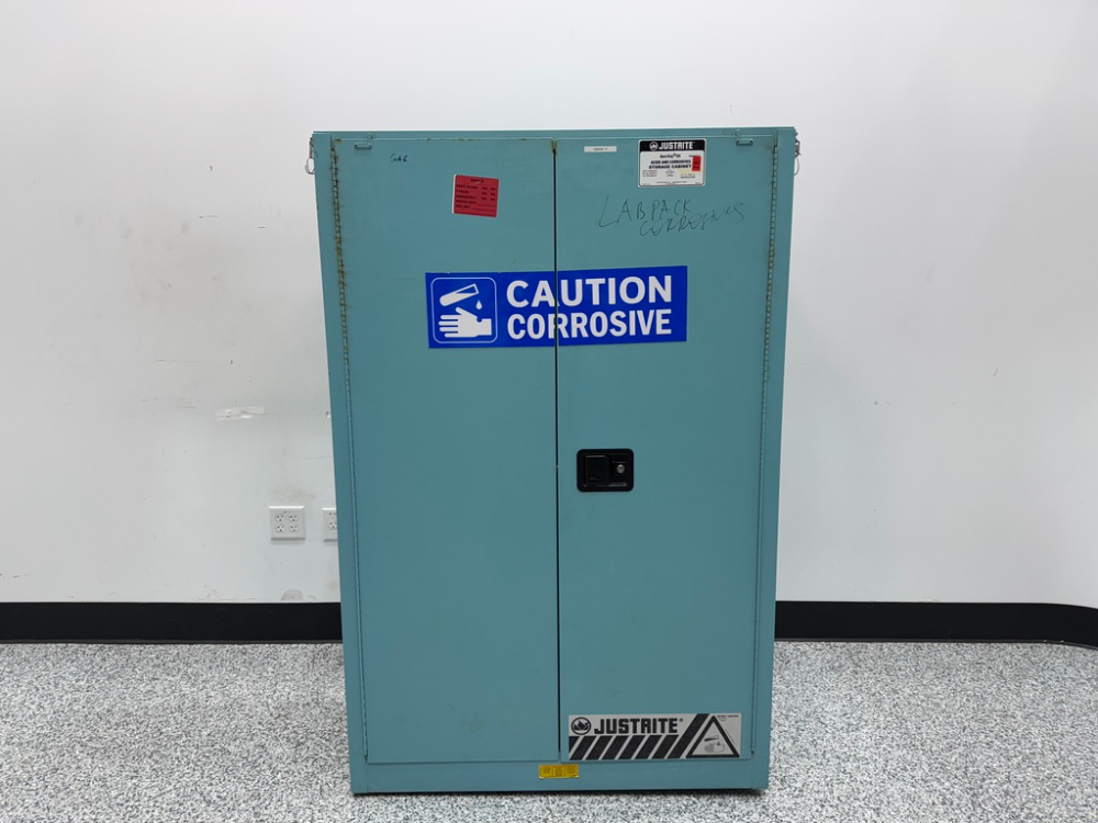 Image of JustRite 45 Gallon Acids And Corrosives Storage Cabinet